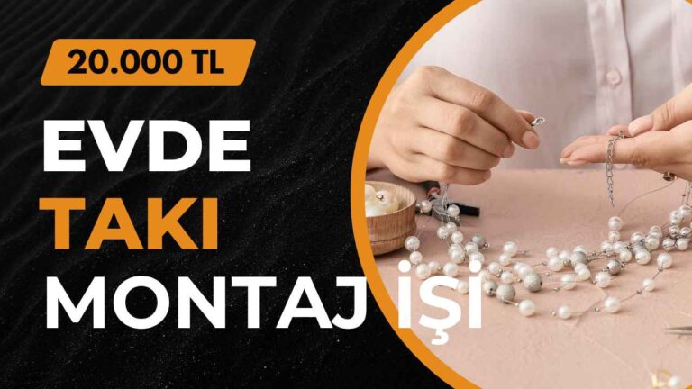 Evde takı montaj ve paketleme işi