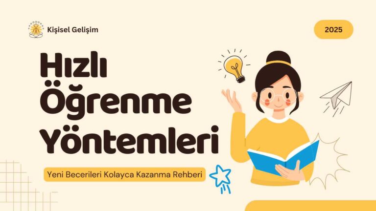 Hızlı öğrenme yöntemleri