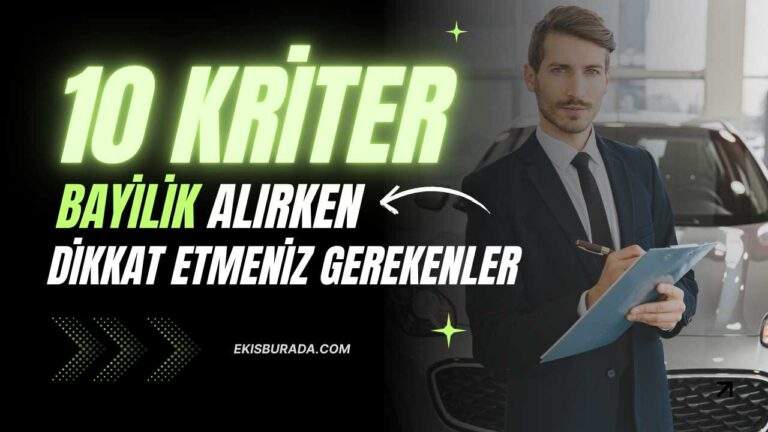 Bayilik alırken dikkat etmeniz gereken 10 kriter