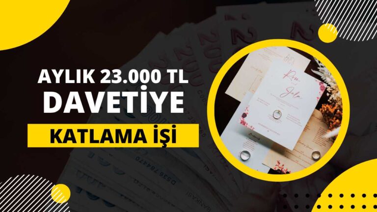 Evde davetiye katlama ve süsleme işi