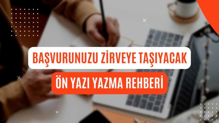 Ön yazı yazma rehberi